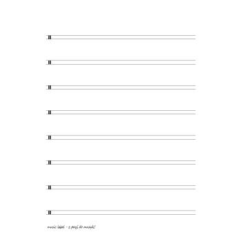 papier nutowy dla perkusji 2 linie