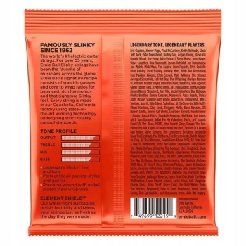 Struny do gitary elektrycznej Ernie Ball 2215