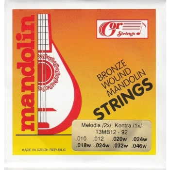 Struny do mandoliny GorStrings 10-46