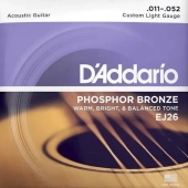 Struny D'Addario EJ26 do gitary akustycznej Struny D'Addario EJ26 do gitary akustycznej