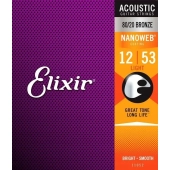 Elixir 11052 struny do gitary akustycznej 12-53