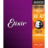 Elixir 16002 struny do gitary akustycznej 10-47 Elixir 16002 struny do gitary akustycznej 10-47