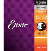 Elixir 11027 struny do gitary akustycznej 11-52
