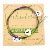Kolorowe struny do ukulele - nylonowe