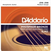Struny Daddario EJ42 do gitary rezofonicznej 16-56