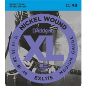 Struny D'Addario EXL115 do gitary elektrycznej