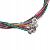 Kolorowe struny do gitary akustycznej