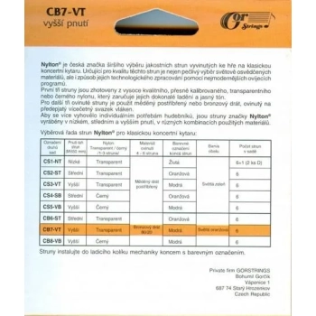 Struny do gitary klasycznej GorStrings CB7-VB 3045