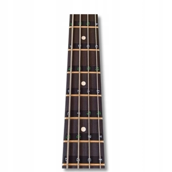 Naklejki na podstrunnicę do nauki gry na gitarze basowej 4 strunowej