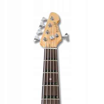 Naklejki na podstrunnicę do nauki gry na gitarze basowej 5 strunowej