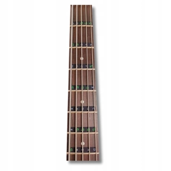 Naklejki na podstrunnicę do nauki gry na gitarze basowej 5 strunowej