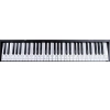 Czarno-białe naklejki na klawisze keyboardu i pianina – zestaw nut gamy B