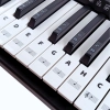 Naklejki na klawisze z nutami – czarno-białe oznaczenia dla keyboardu i pianina