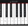 Naklejki na klawisze keyboardu – czarno-białe oznaczenia solmizacyjne