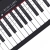 Czarno-białe naklejki z oznaczeniami solmizacyjnymi na klawisze keyboardu i pianina